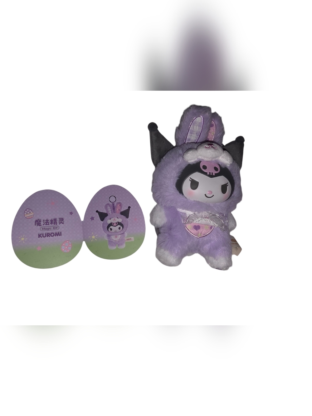 TOPTOY Sanrio Characters Elf Bunny Baby Series Plush Pendant - Kuromi